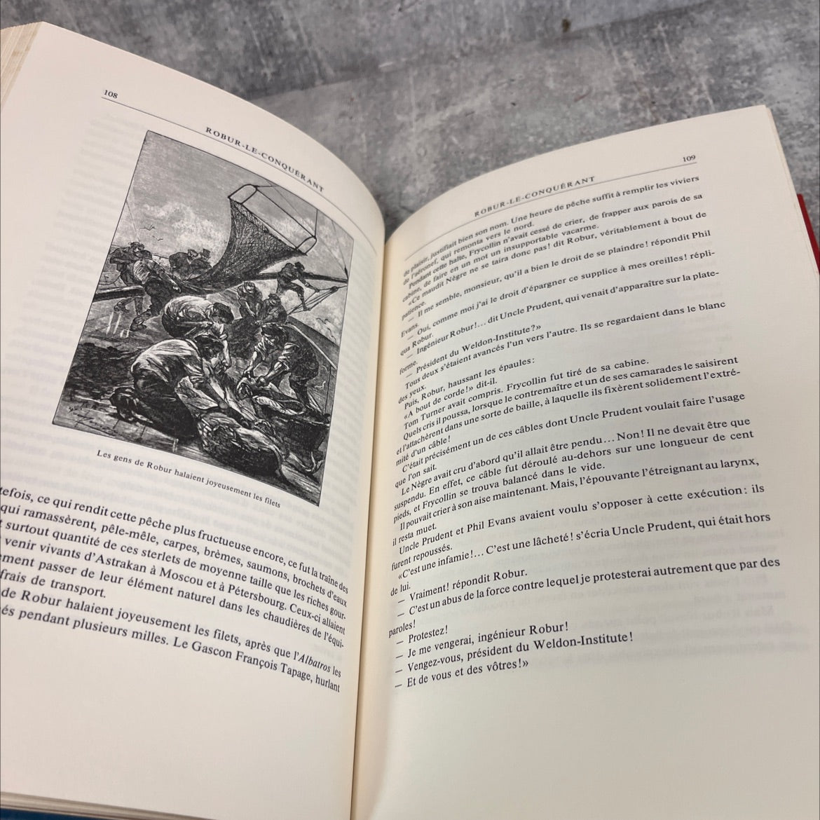 robur the conqueror book, by jules verne, 1981 Hardcover image 4