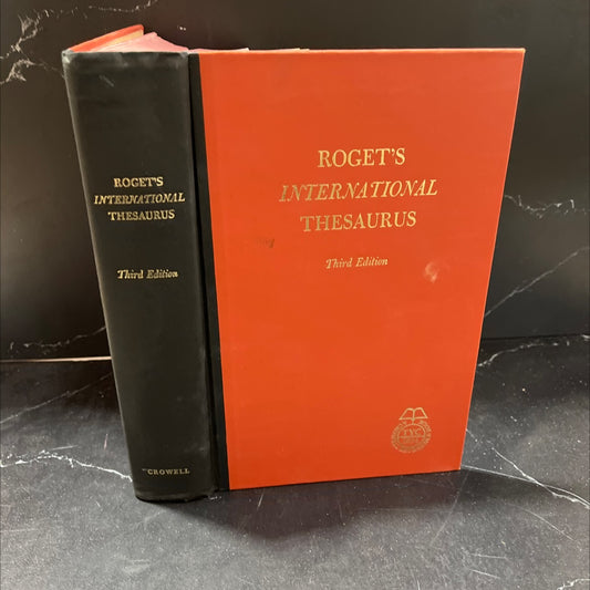 roget's international thesaurus of english words and phrases book, by peter roget, 1967 Hardcover, Vintage image 1