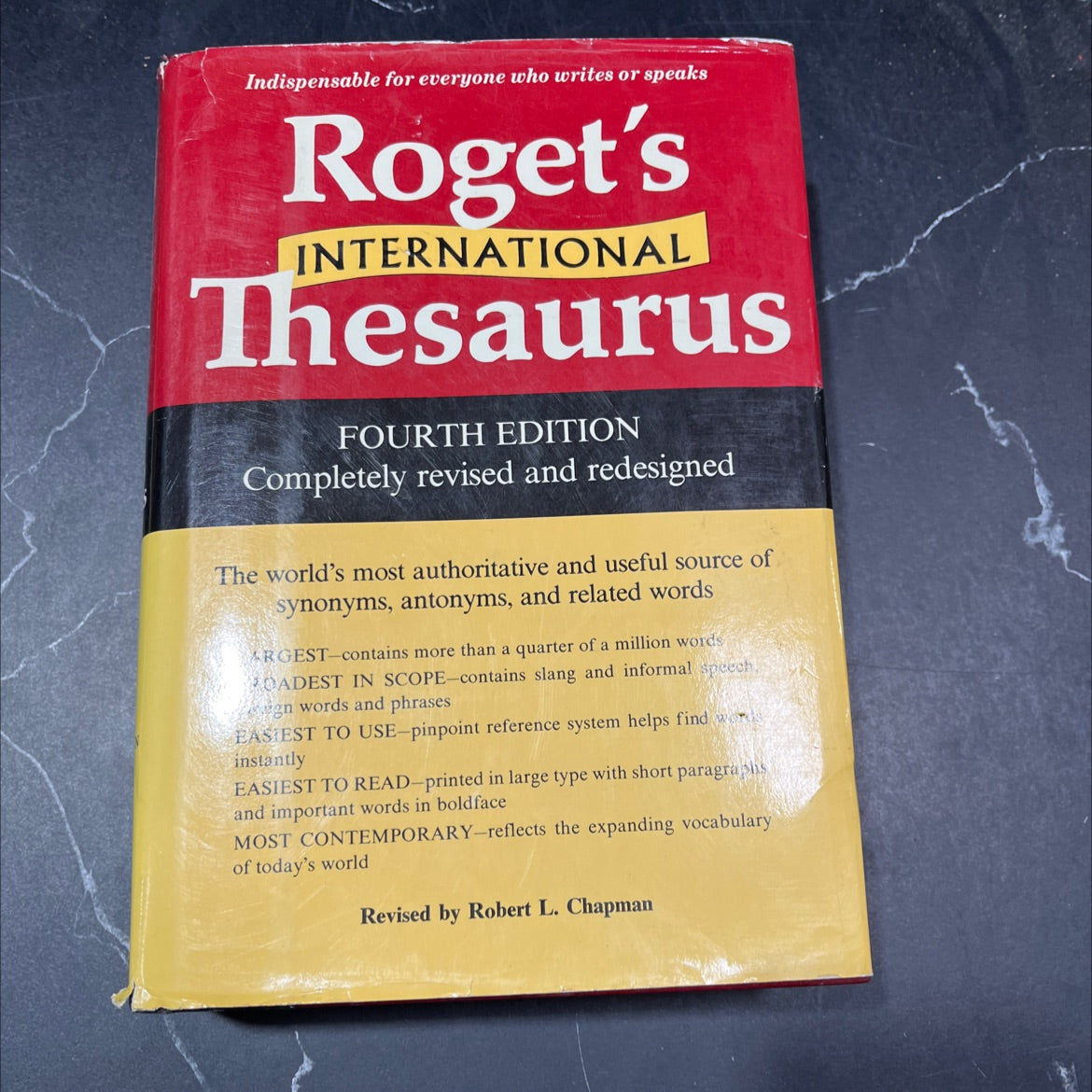 roget's international thesaurus book, by peter mark roget, 1979 Hardcover image 1