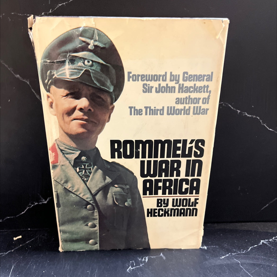 rommel's war in africa book, by wolf heckmann, 1981 Hardcover image 1