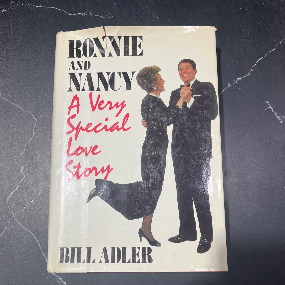 ronnie and nancy a very special love story book, by bill adler, 1985 Hardcover image 1