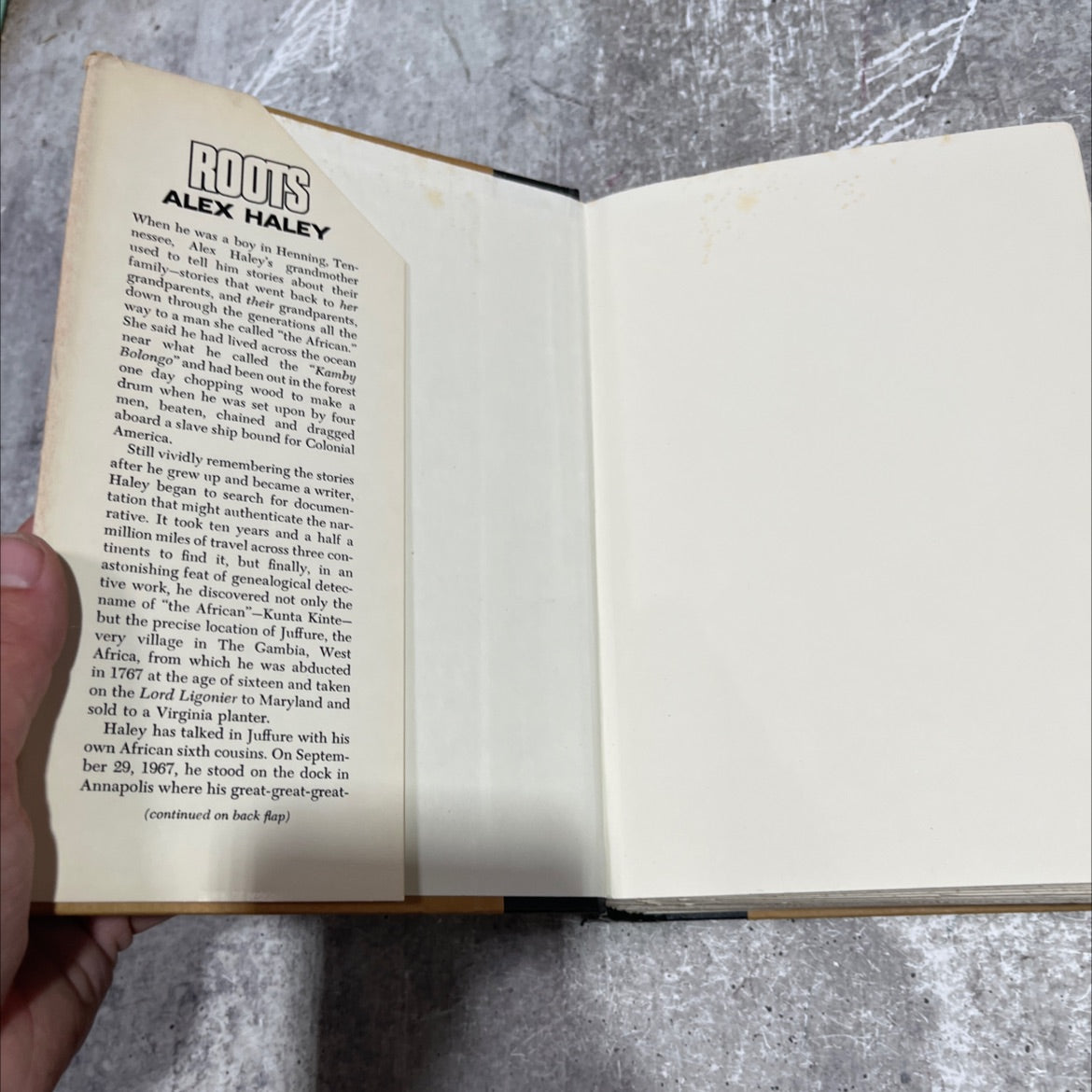roots book, by alex haley, 1976 Hardcover image 4