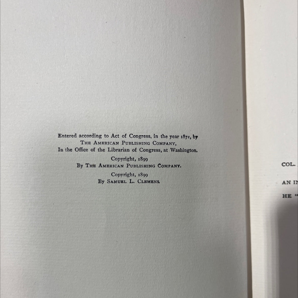 roughing it book, by mark twain, 1906 Hardcover image 3