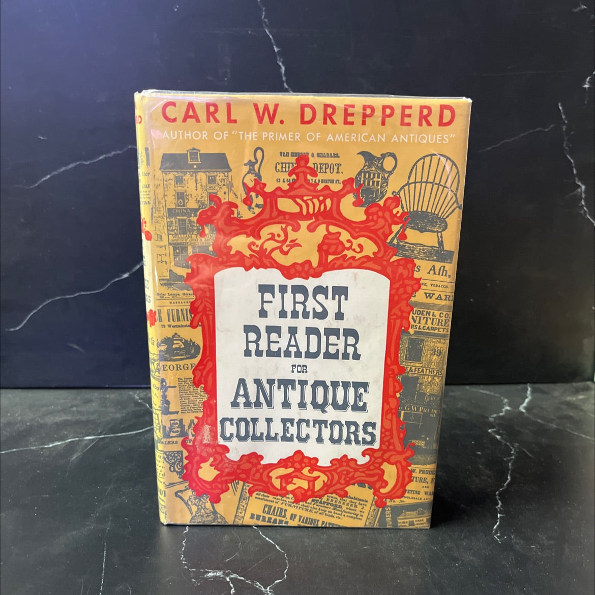 rs first reader for antique collectors book, by carl w. drepperd, 1954 Hardcover image 1