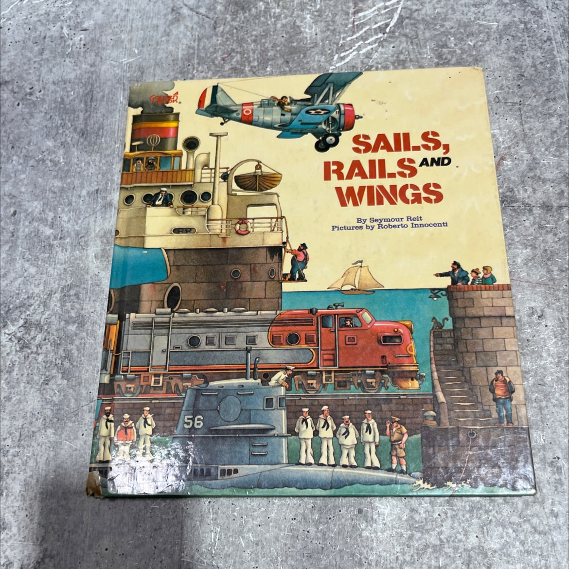 sails, rails and wings book, by Seymour Reit, 1978 Hardcover image 1