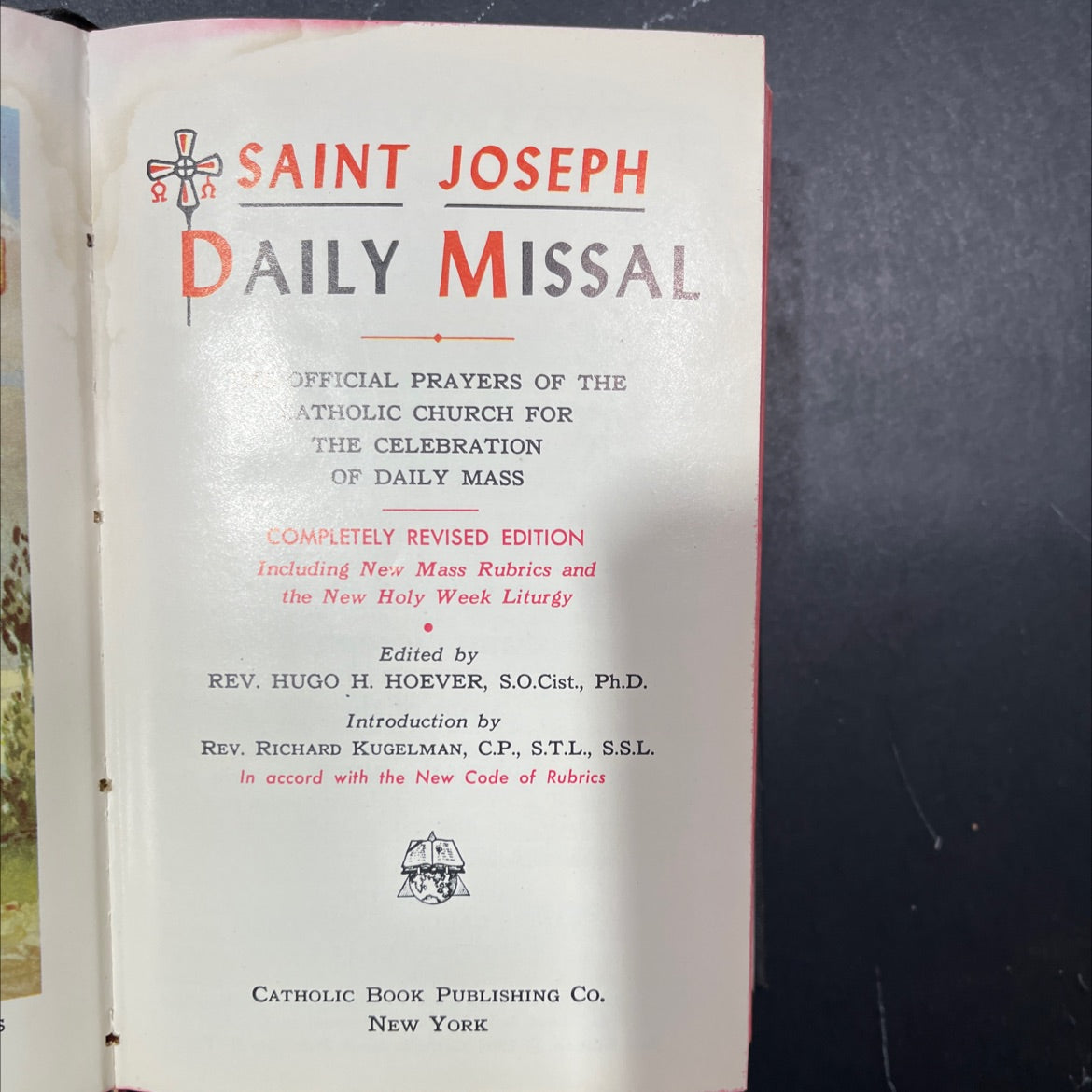saint joseph daily missal official prayers of the catholic church for the celebration of daily mass completely revised image 2