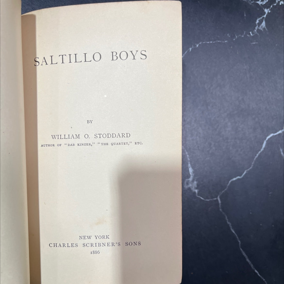 saltillo boys book, by william o. stoddard, 1886 Hardcover, First Edition, Antique image 2