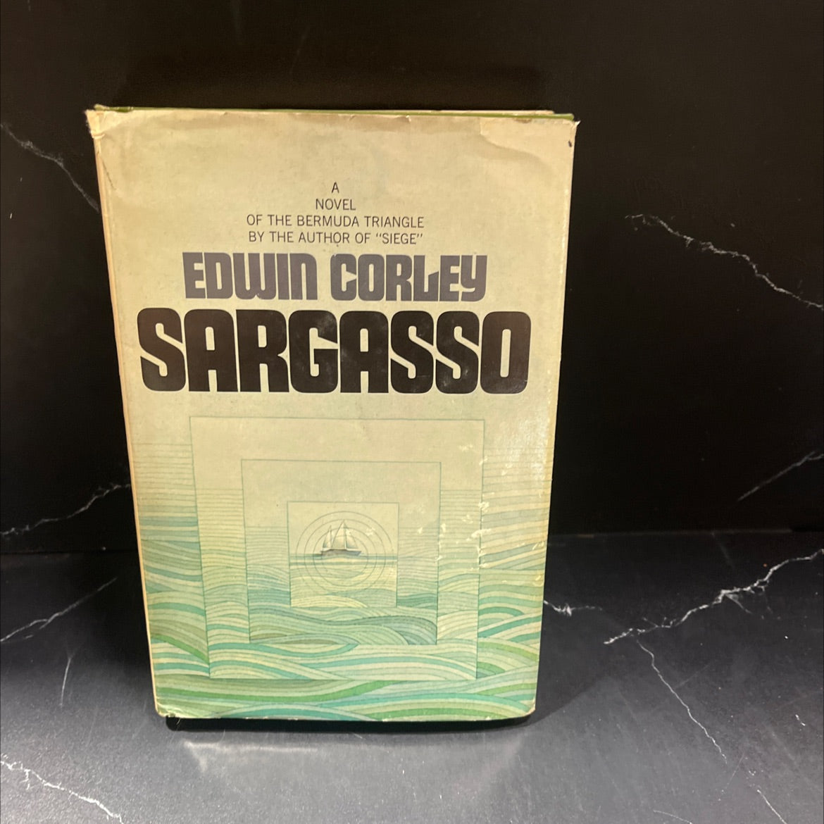 sargasso book, by Edwin Corley, 1977 Hardcover image 1