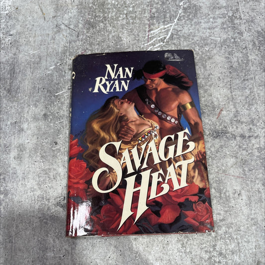 savage heat book, by nan ryan, 1989 Hardcover image 1