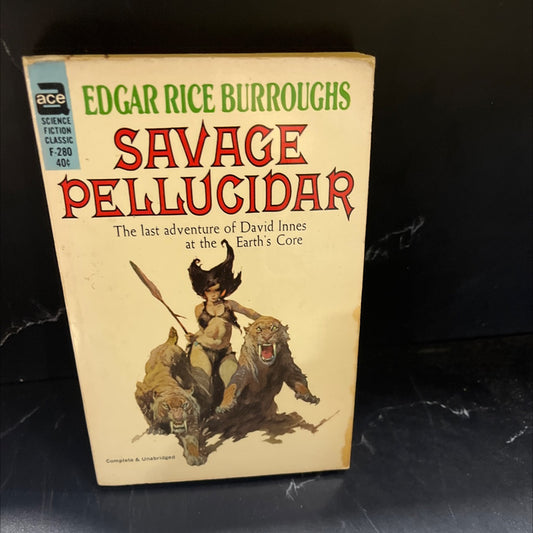 savage pellucidar book, by edgar rice burroughs, 1963 Paperback image 1