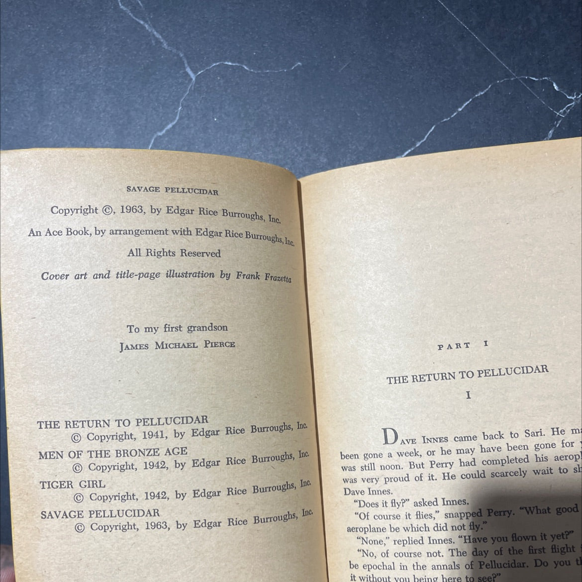 savage pellucidar book, by edgar rice burroughs, 1963 Paperback image 3