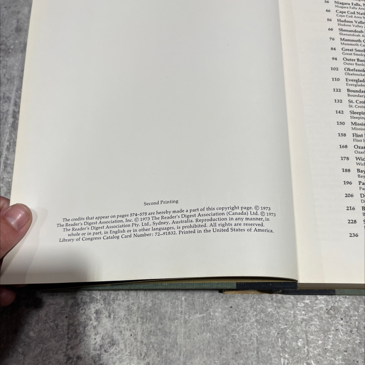 scenic wonders of america book, by unknown, 1973 Hardcover image 3