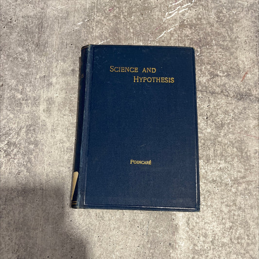 science and hypothesis book, by h. poincaré, 1907 Hardcover image 1