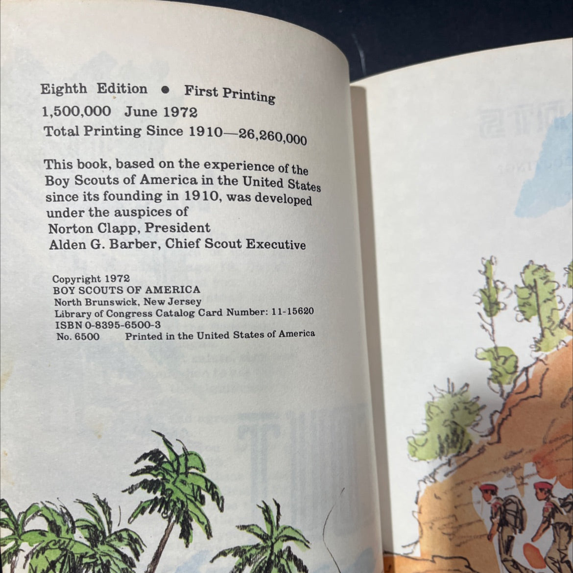scout handbook eighth edition book, by Boy Scouts of America, 1972 Hardcover image 3