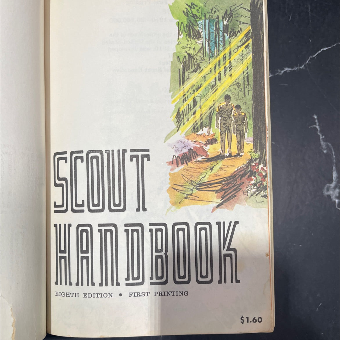 scout handbook eighth edition book, by Boy Scouts of America, 1972 Hardcover image 2