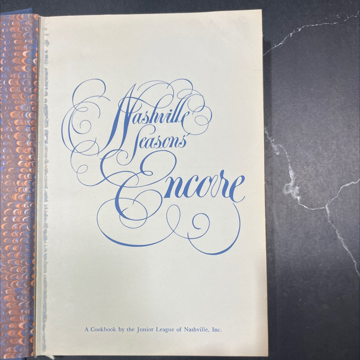 seasons encore a cookbook book, by the junior league of nashville, inc., 1977 Hardcover image 2