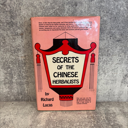 secrets of the chinese herbalists book, by Richard Lucas, 1977 Hardcover image 1