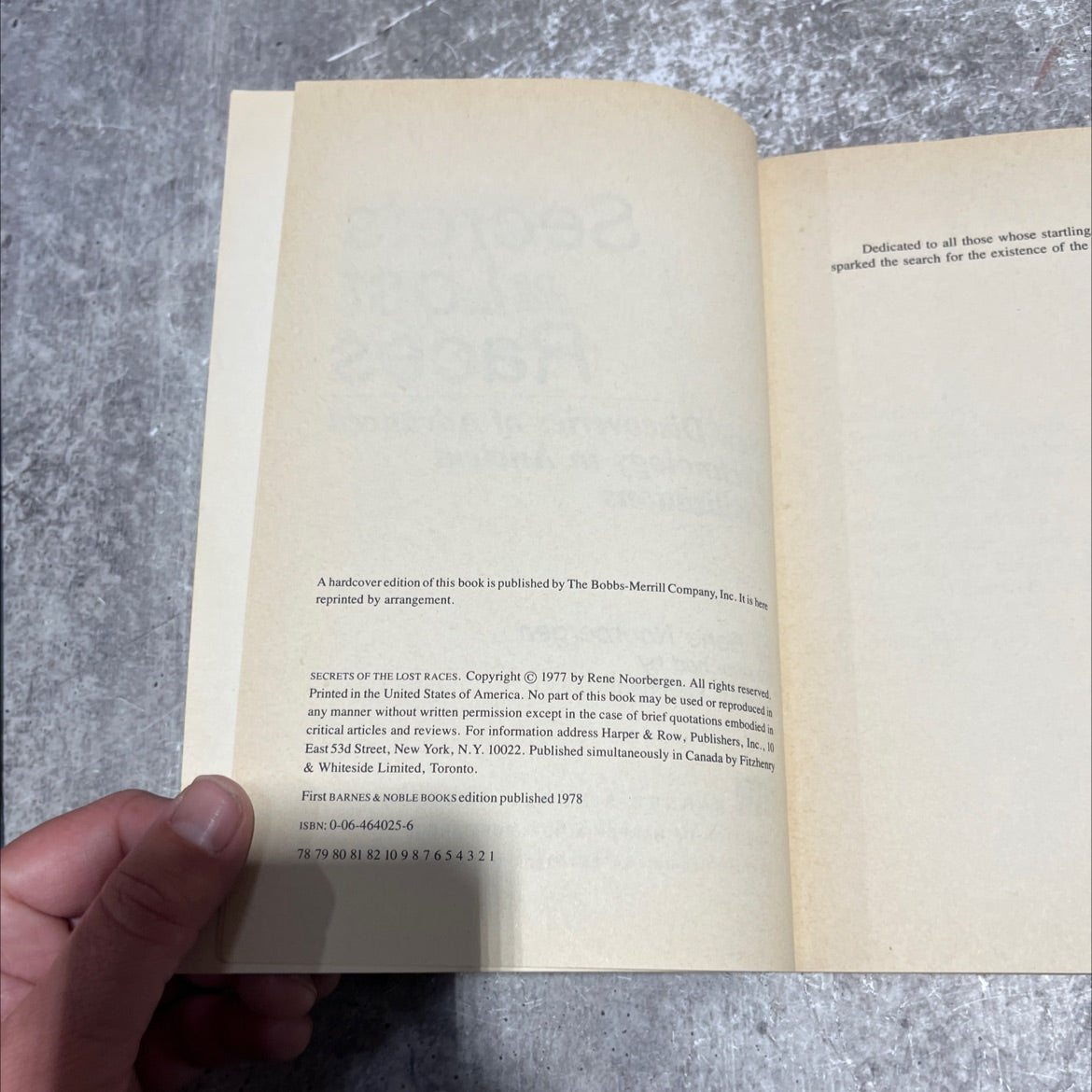secrets of the lost races book, by rene noorbergen, 1977 Paperback image 3
