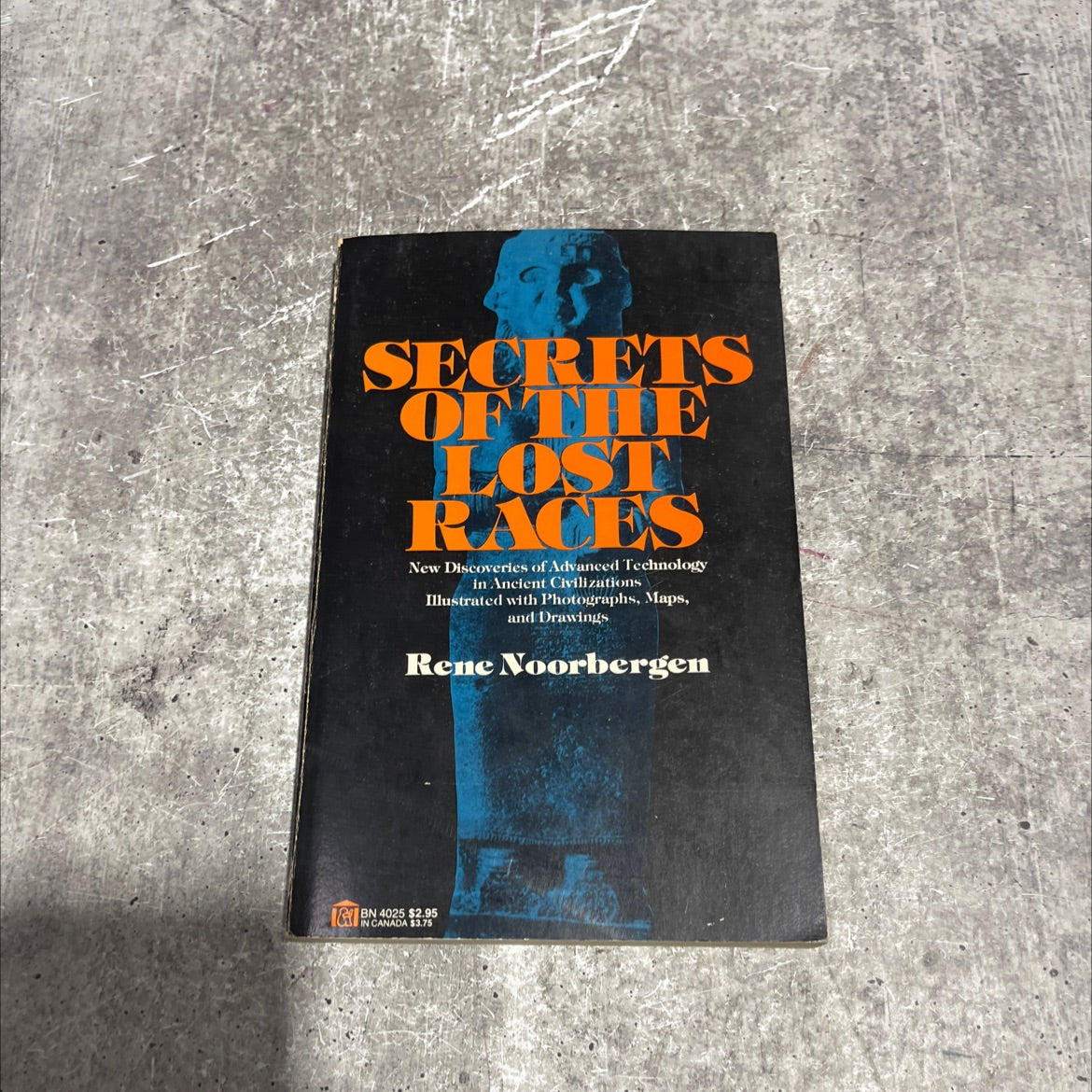 secrets of the lost races book, by rene noorbergen, 1977 Paperback image 1