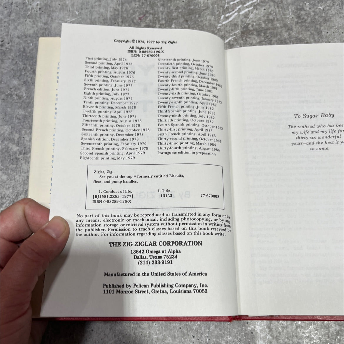 see you at the top book, by zig ziglar, 1984 Hardcover image 3