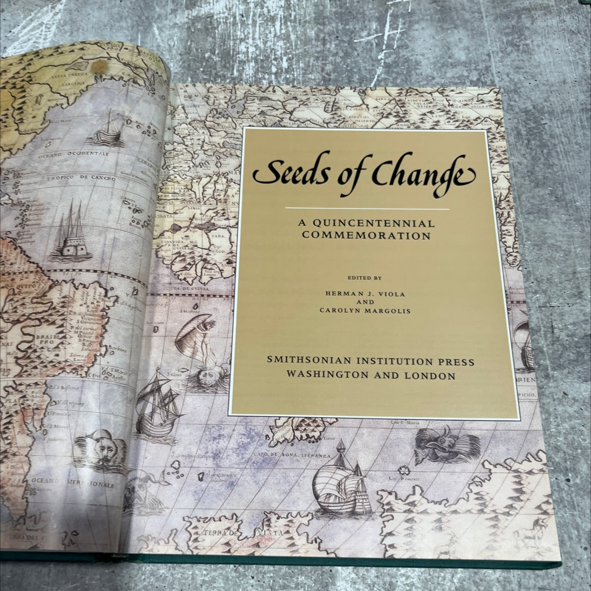seeds of change a quincentennial commemoration book, by herman j. viola and carolyn margolis, 1991 Hardcover image 2