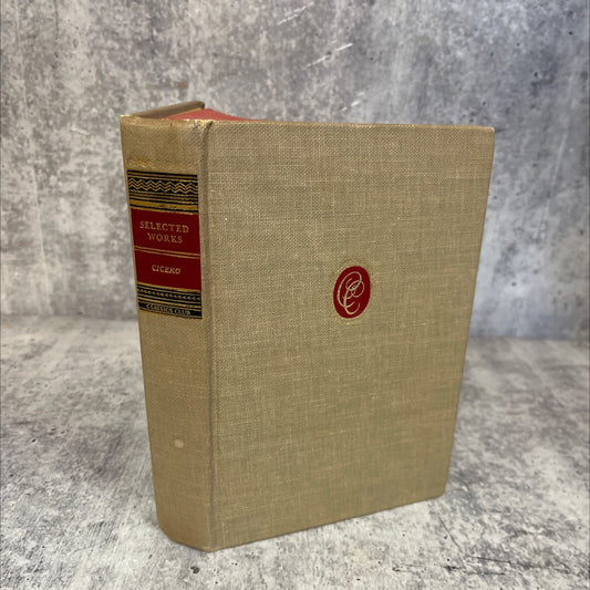 selected works of cicero book, by cicero, 1948 Hardcover, Vintage image 1