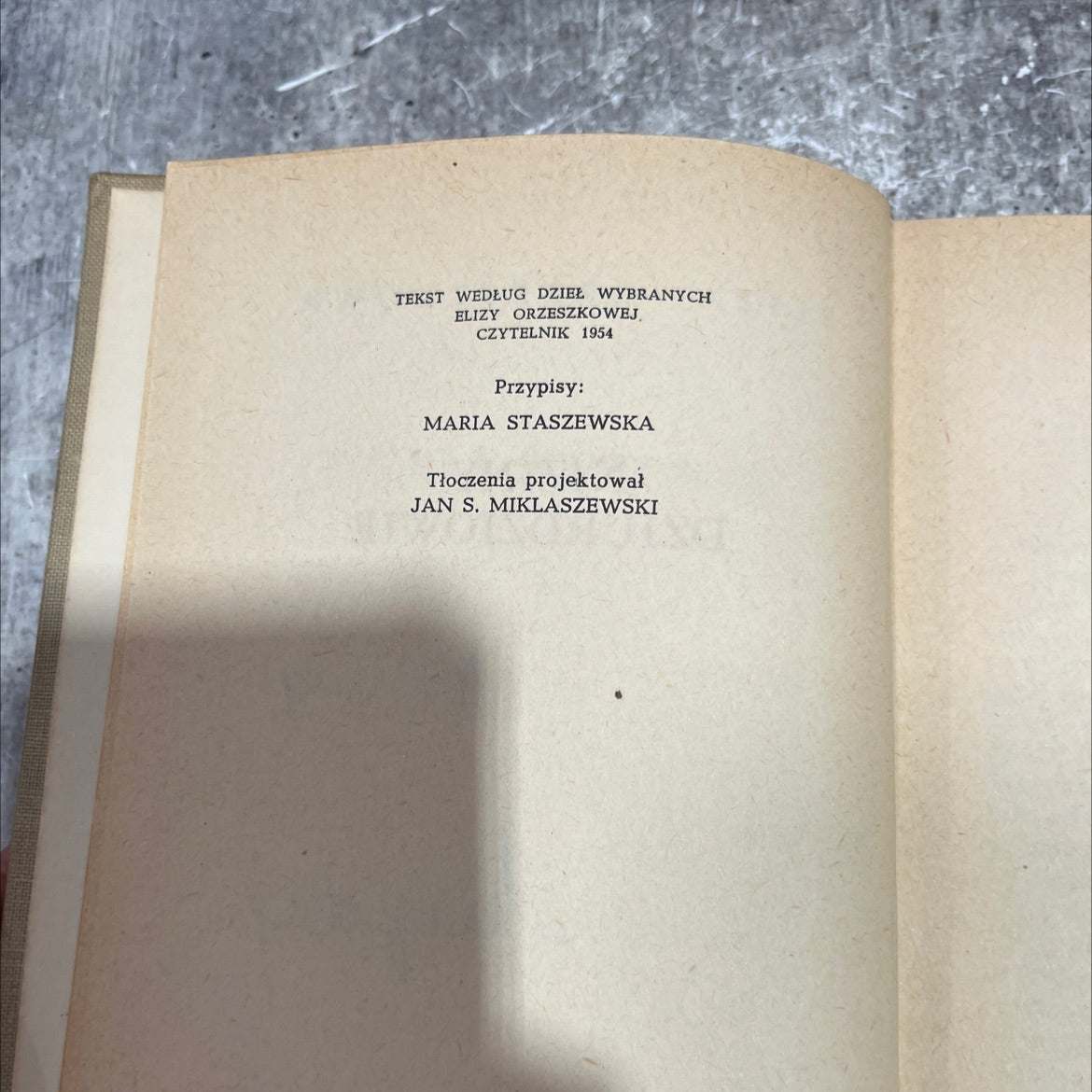 selected works of eliza orzeszkowa book, by eliza orzeszkowa, 1954 Hardcover image 3