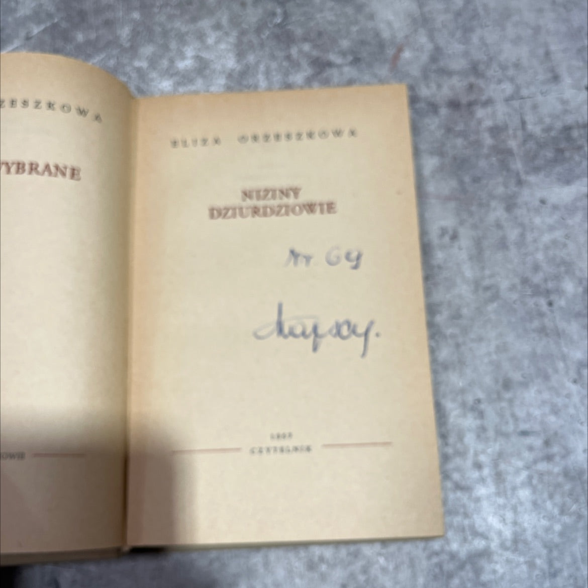 selected works of eliza orzeszkowa book, by eliza orzeszkowa, 1954 Hardcover image 2