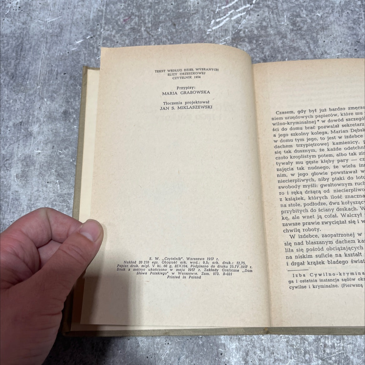 selected works of eliza orzeszkowa book, by eliza orzeszkowa, 1957 Hardcover image 3