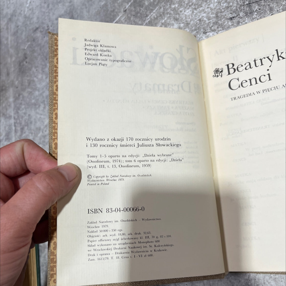 selected works of julius slowacki tom 4 dramas book, by juliusz slowacki, 1979 Hardcover image 3