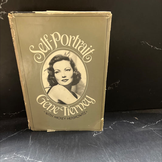 self-portrait book, by Gene Tierney with Mickey Herskowitz, 1978 Hardcover image 1