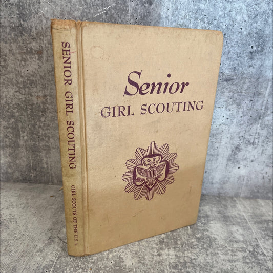 senior girl scouting book, by girl scouts of the united states of america, 1952 Hardcover, Vintage image 1