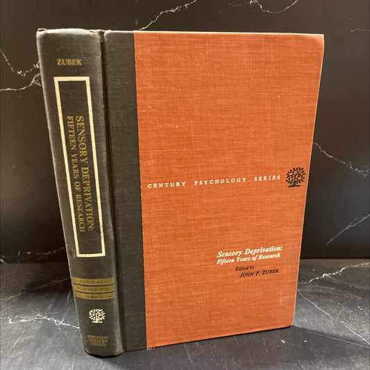 sensory deprivation: fifteen years of research book, by John P. Zubek, 1969 Hardcover image 1