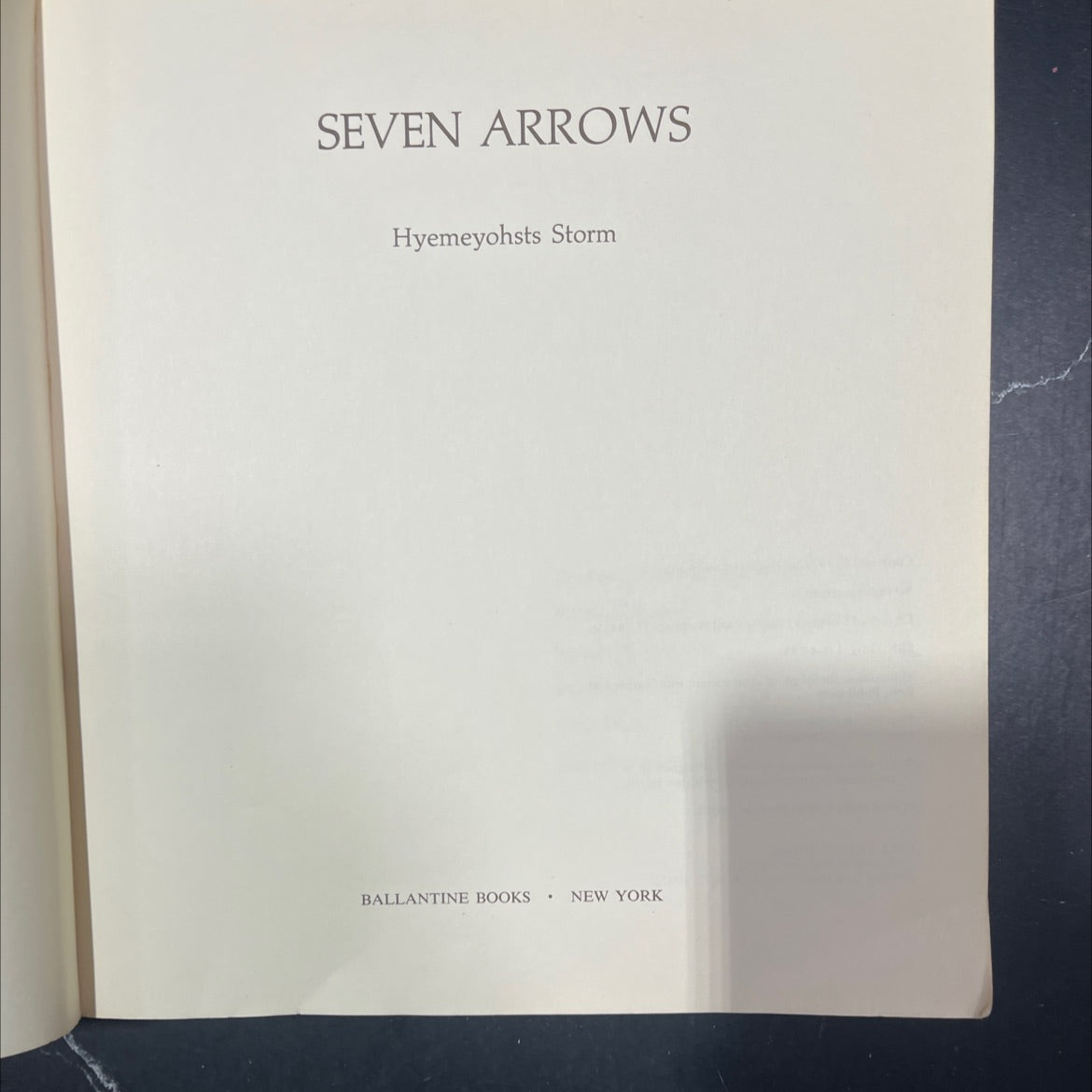 seven arrows book, by hyemeyohsts storm, 1975 Hardcover image 2