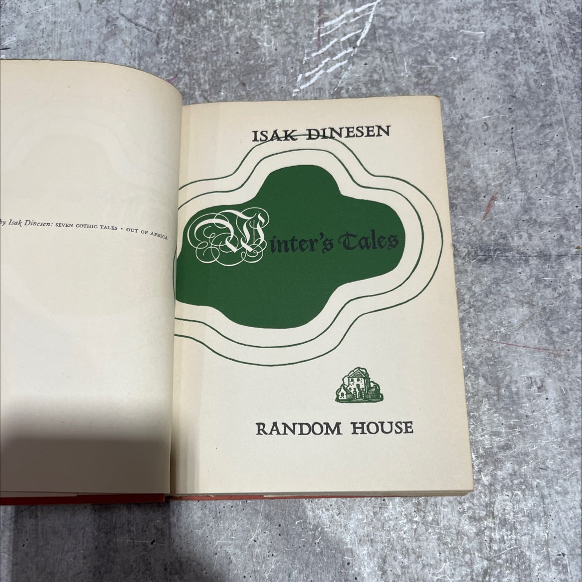 seven gothic tales out of africa book, by isak dinesen, 1942 Hardcover image 2