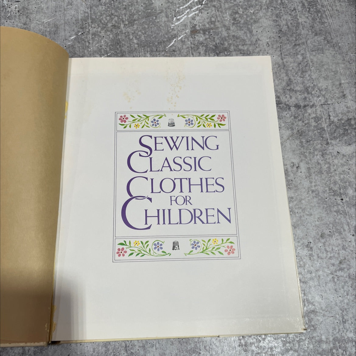 sewing classic clothes for children book, by kitty benton, 1981 Hardcover image 2