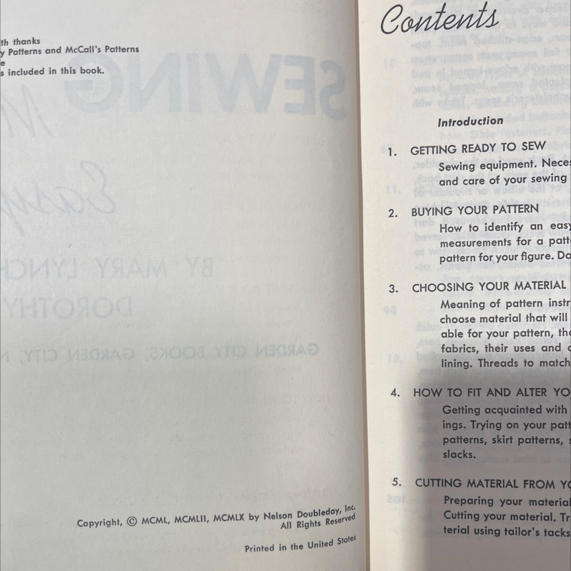 sewing made easy the most becoming book, by mary lynch and dorothy sara, 1960 Hardcover image 3