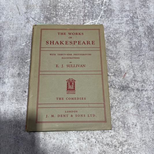 shakespeare's comedies book, by unknown, 1950 Hardcover image 1