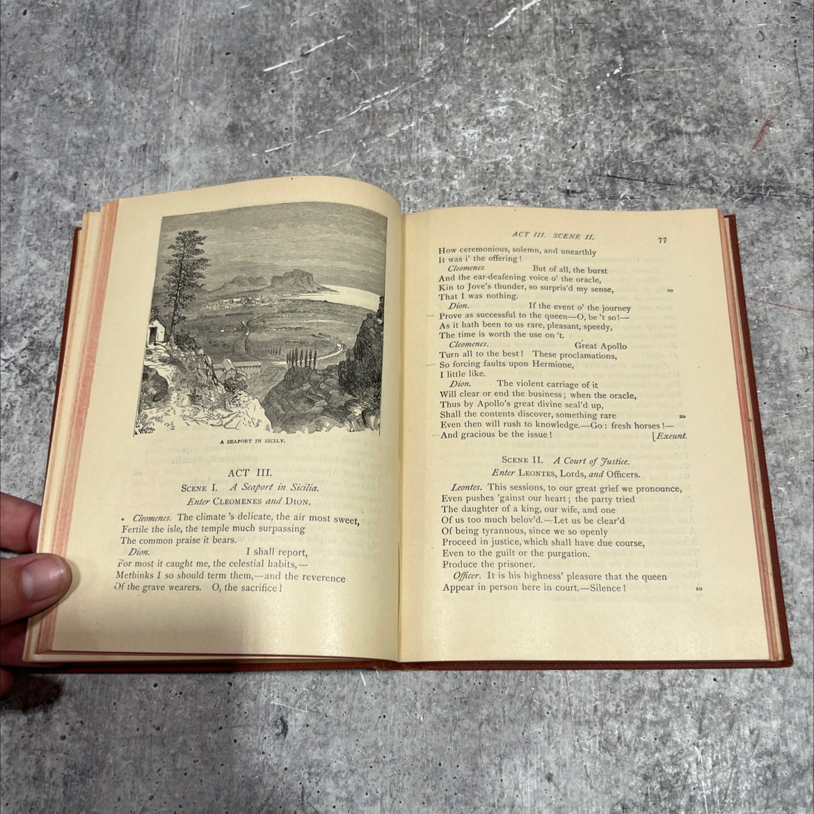 shakespeare's comedy of the winter's tale book, by william j. rolfe, 1907 Hardcover image 4