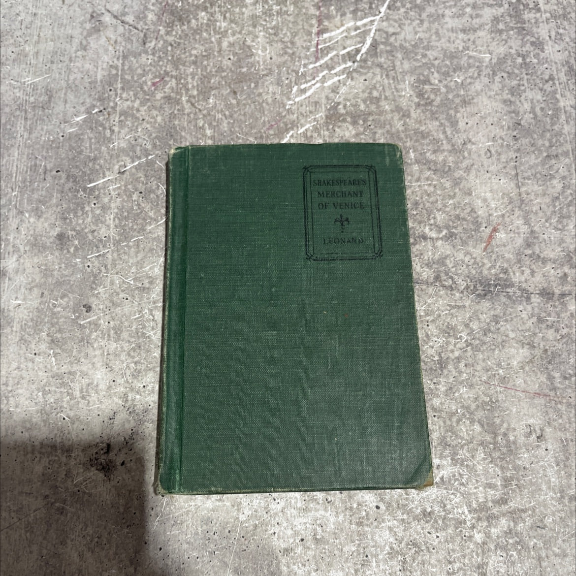 shakespeare's the merchant of venice book, by pauline w. leonard, 1931 Hardcover image 1