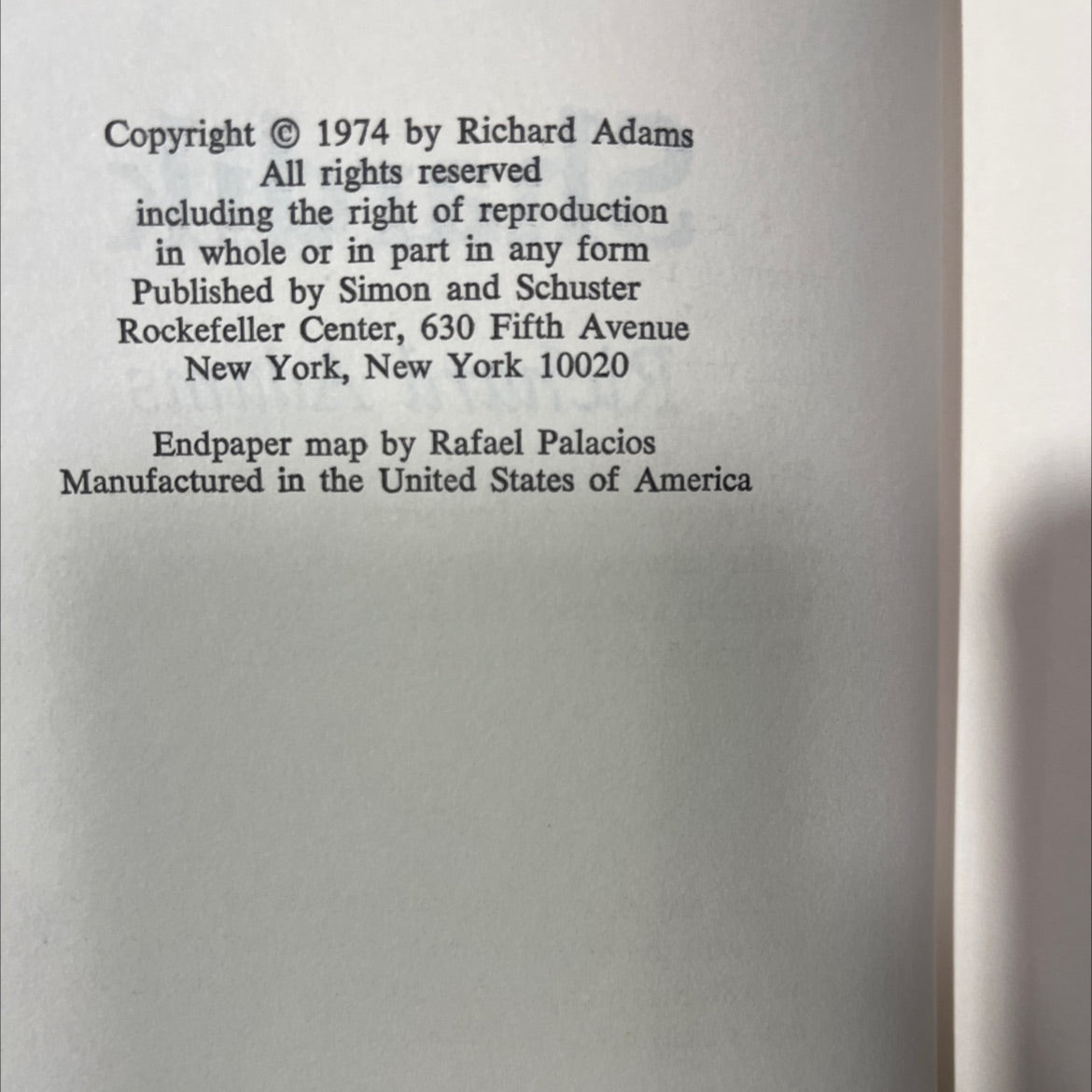 shardik book, by Richard Adams, 1974 Hardcover image 3