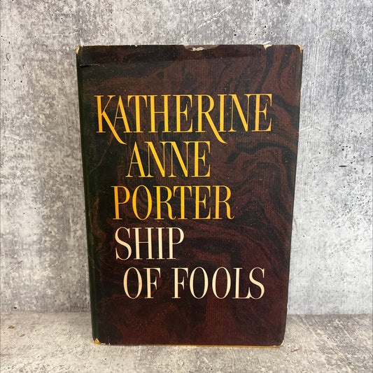 ship of fools book, by katherine anne porter, 1962 Hardcover, First Edition, Vintage image 1