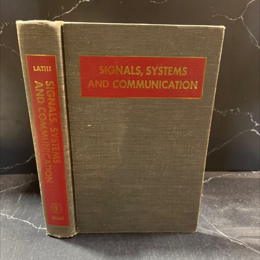 signals, systems and communication book, by B. P. Lathi, 1965 Hardcover image 1