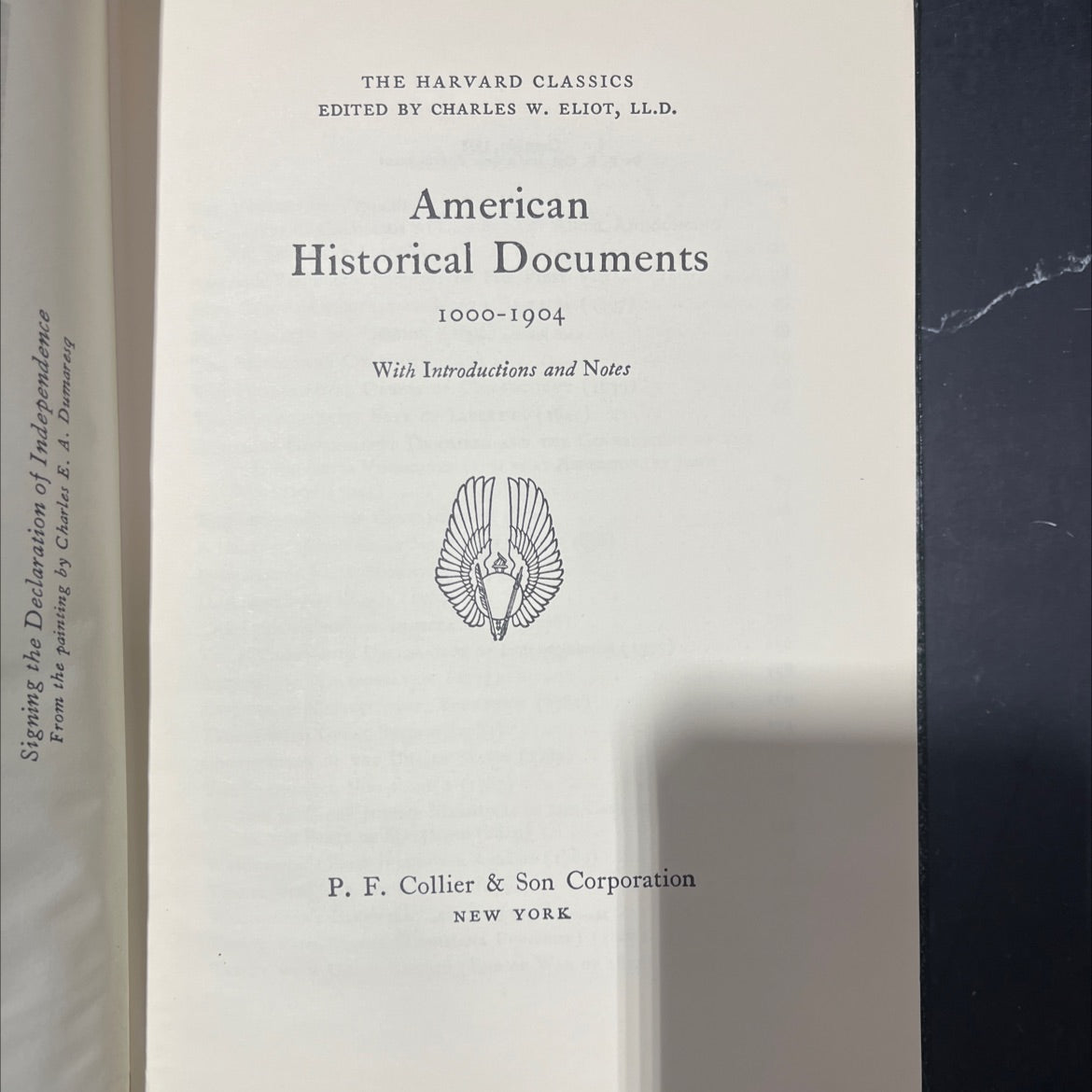 signing the declaration of independence book, by charles e. a. dumaresq, 1969 Hardcover image 2