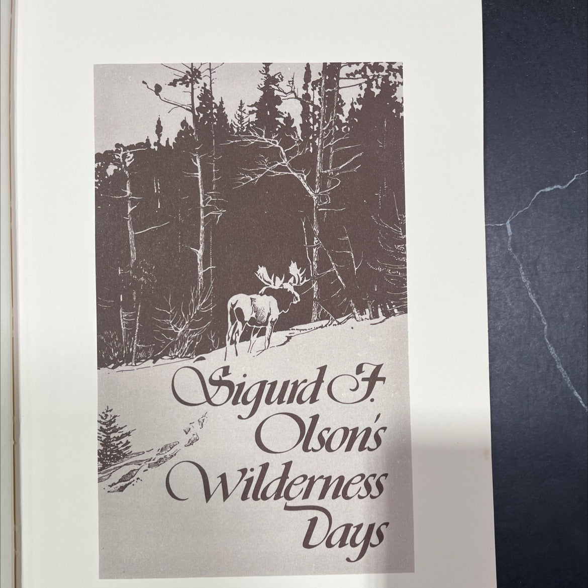 sigurd f olson's wilderness days book, by Sigurd F. Olson, 1972 Hardcover image 2