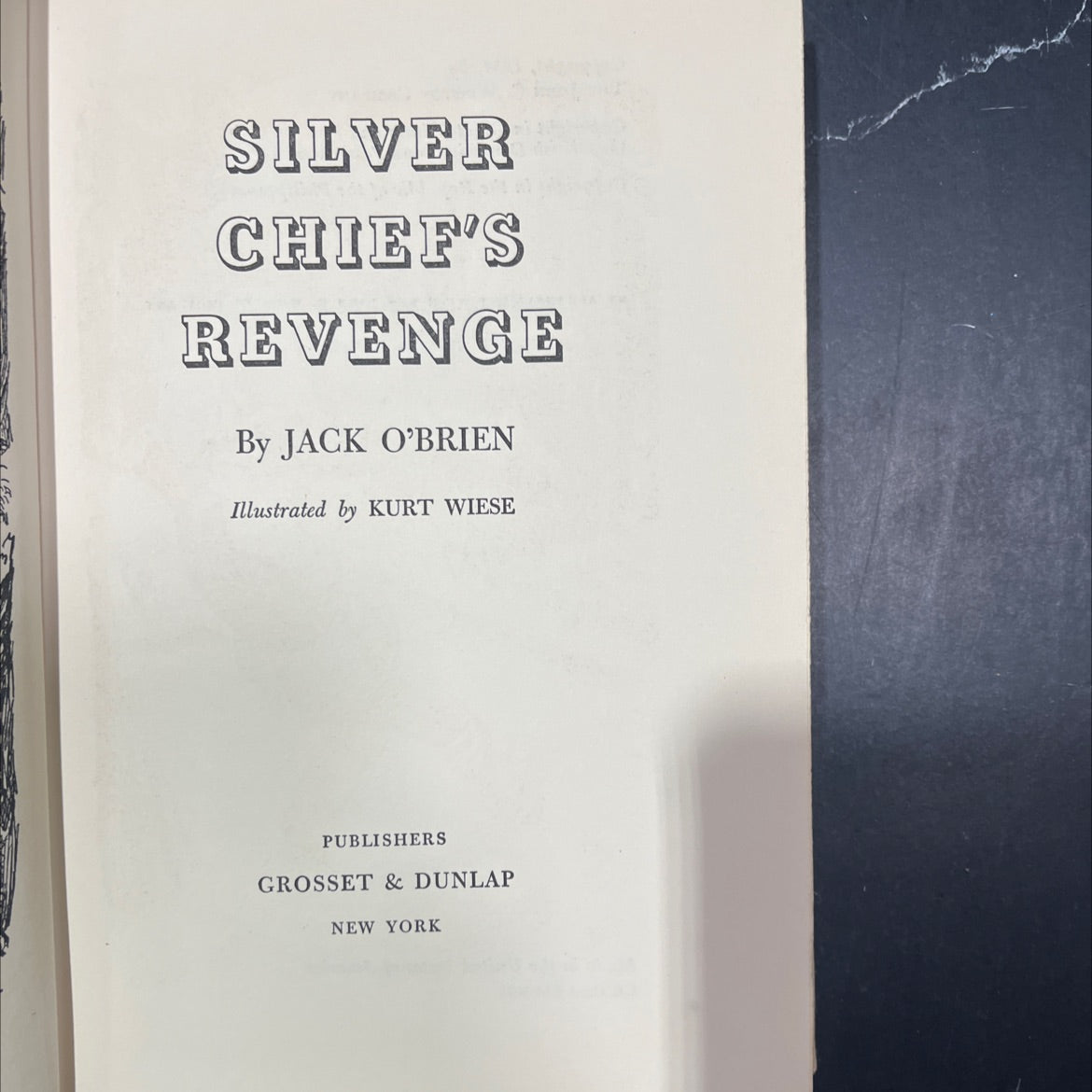 silver chief's revenge book, by jack o'brien, 1954 Hardcover image 2