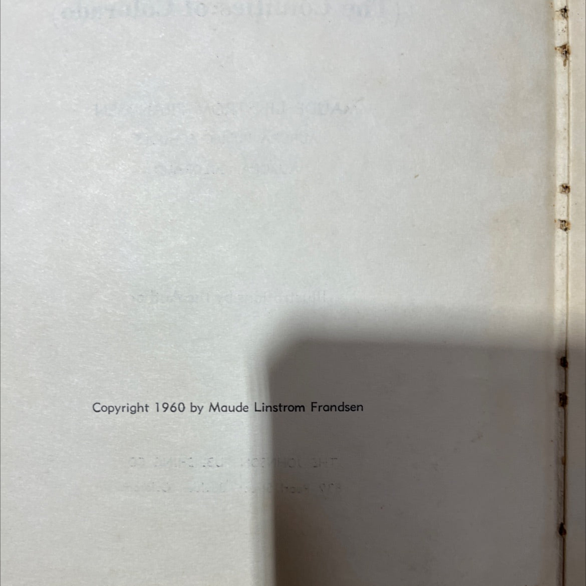 sixty and three on the flying c book, by maude linstrom frandsen, 1960 Hardcover, Vintage image 3