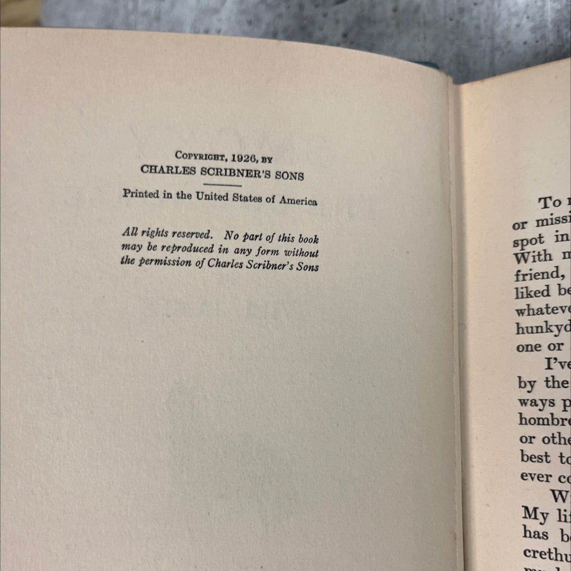 smokey the cowhorse book, by will james, 1926 Hardcover, First Edition, Vintage, Antique image 3