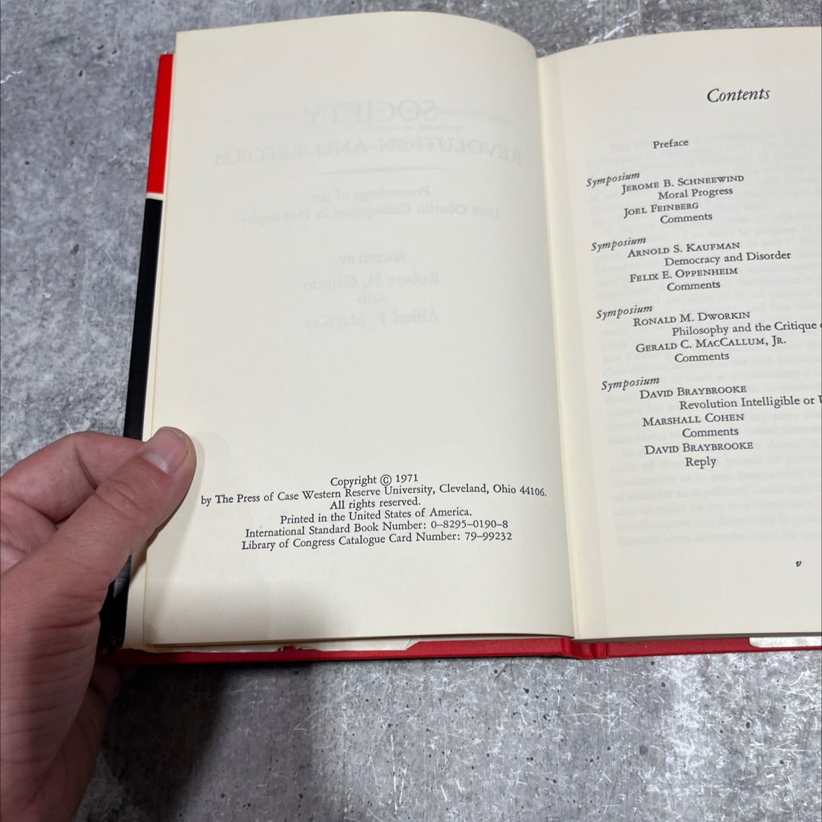 society revolution and reform book, by Robert H. Grimm, Alfred F. MacKay, 1971 Hardcover image 3