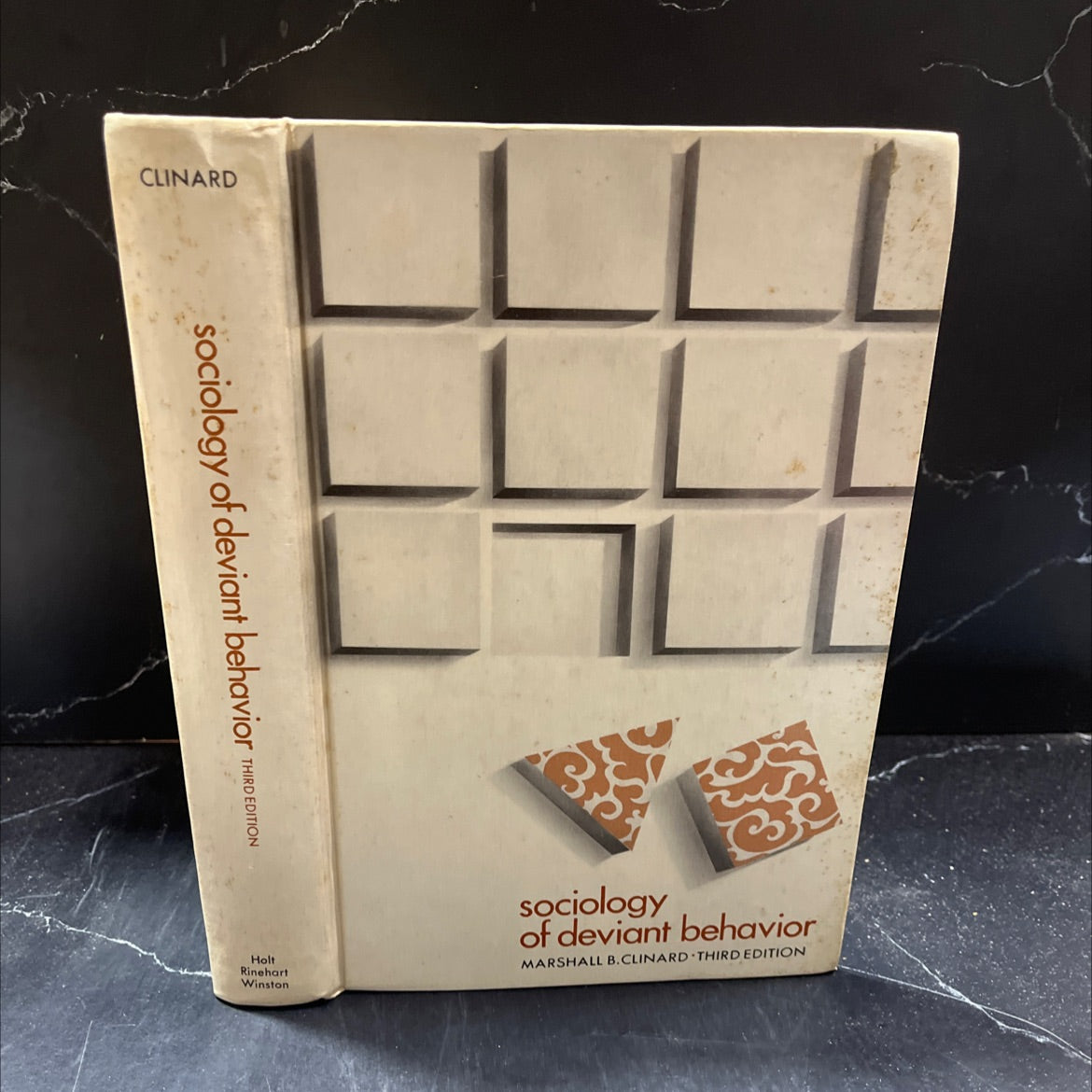 sociology of deviant behavior book, by marshall b. clinard, 1970 Hardcover image 1